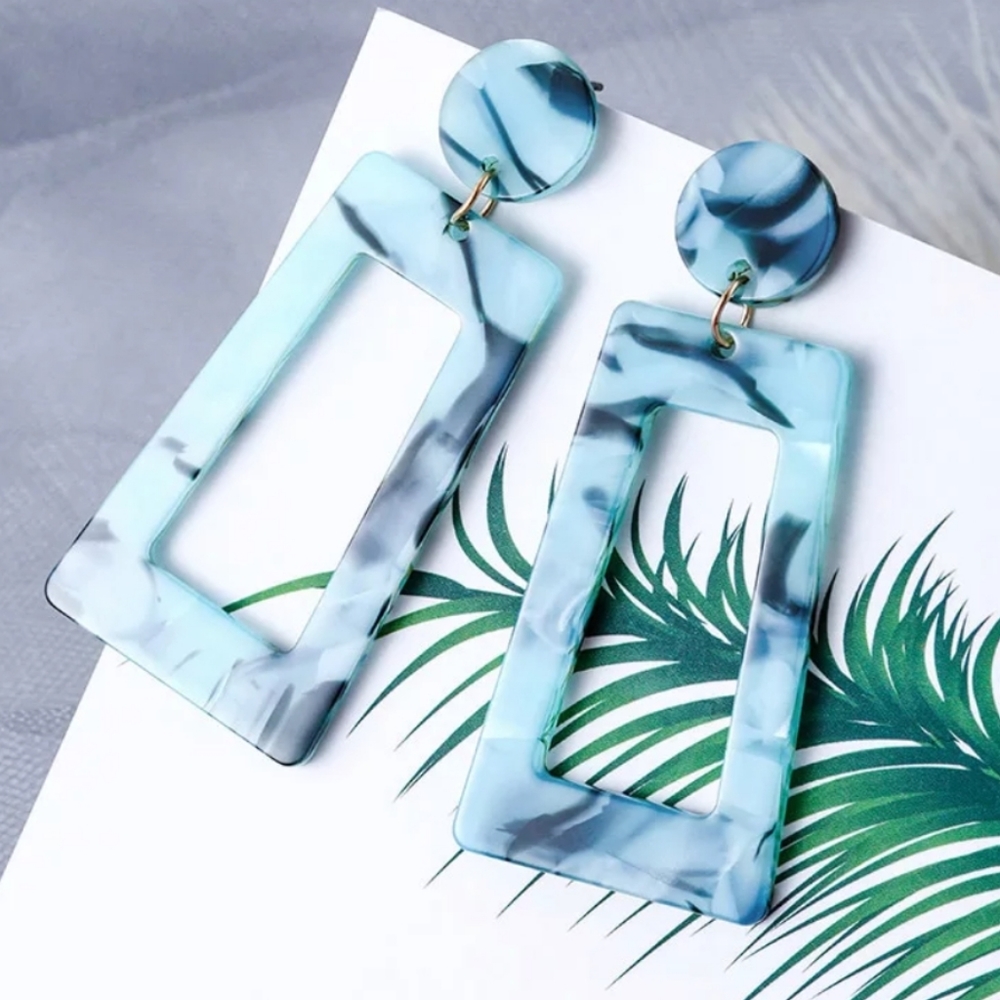 NWT Geometric Statement Earrings